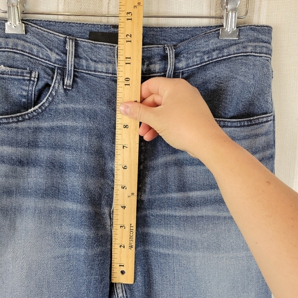 3x1 NYC High Rise Straight Leg Jeans Blue Size 28 - Picture 5 of 11